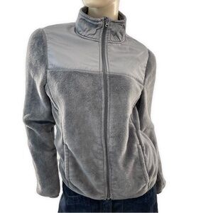 Emily B- Women's Soft Gray Teddy Jacket- S